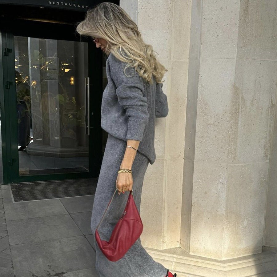 Luxe Fuzzy Sweater & Mermaid Skirt Set(MS192)