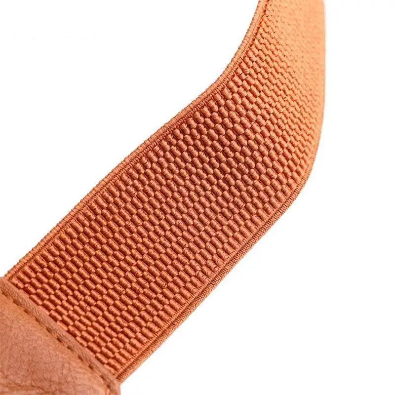 Luxury Elastic PU Leather Wide Belts For Women Fashion Stretchy Thick Waist Dress Plus Size Waistbands For Women