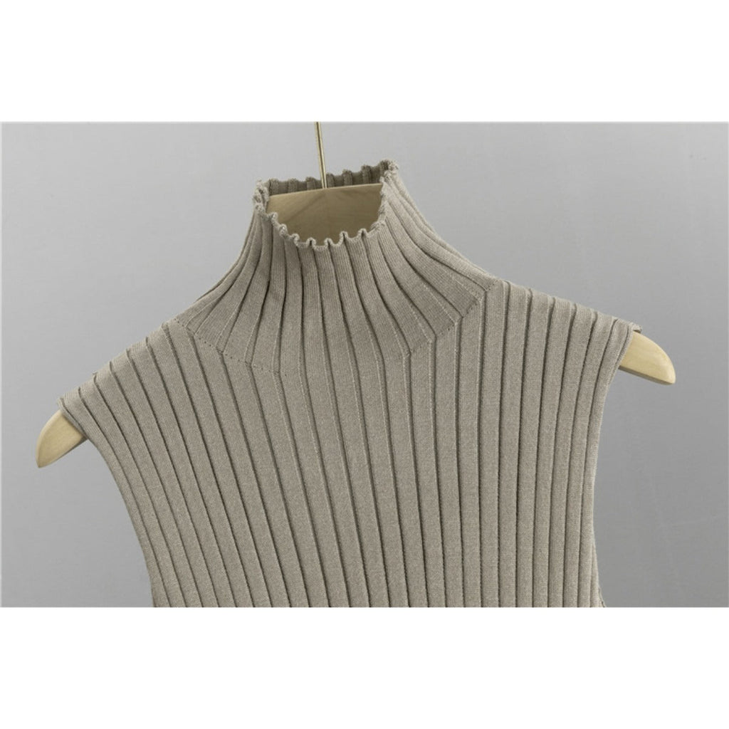 Luxury Knit Oversized Shawl Cardigan Three-Piece Set (MS090)