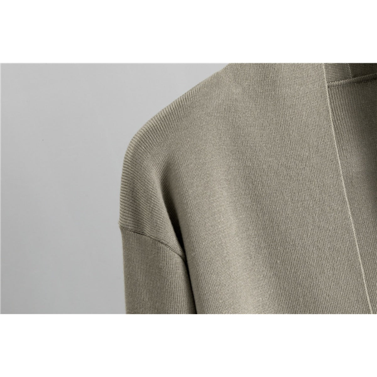 Luxury Knit Oversized Shawl Cardigan Three-Piece Set (MS090)