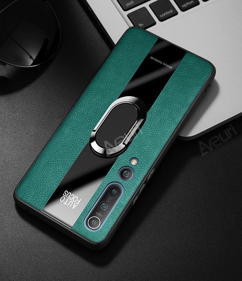 Luxury Leather Phone Case For Xiaomi Mi 11i 9T 10T 11T Pro 11 Lite Redmi Note 9S 7 8 9 10 Pro 8T Cover Case Leather Mobile Phone Case with 360° Rotating Ring Vintage Two Tone Durable Phone Cover