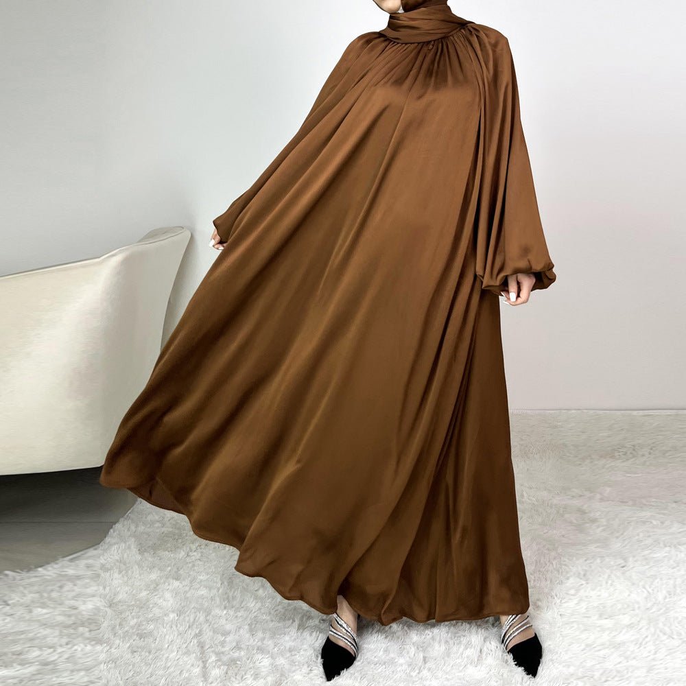 Luxury Lounge Lantern Sleeve Modest Swing Abaya (MA168)