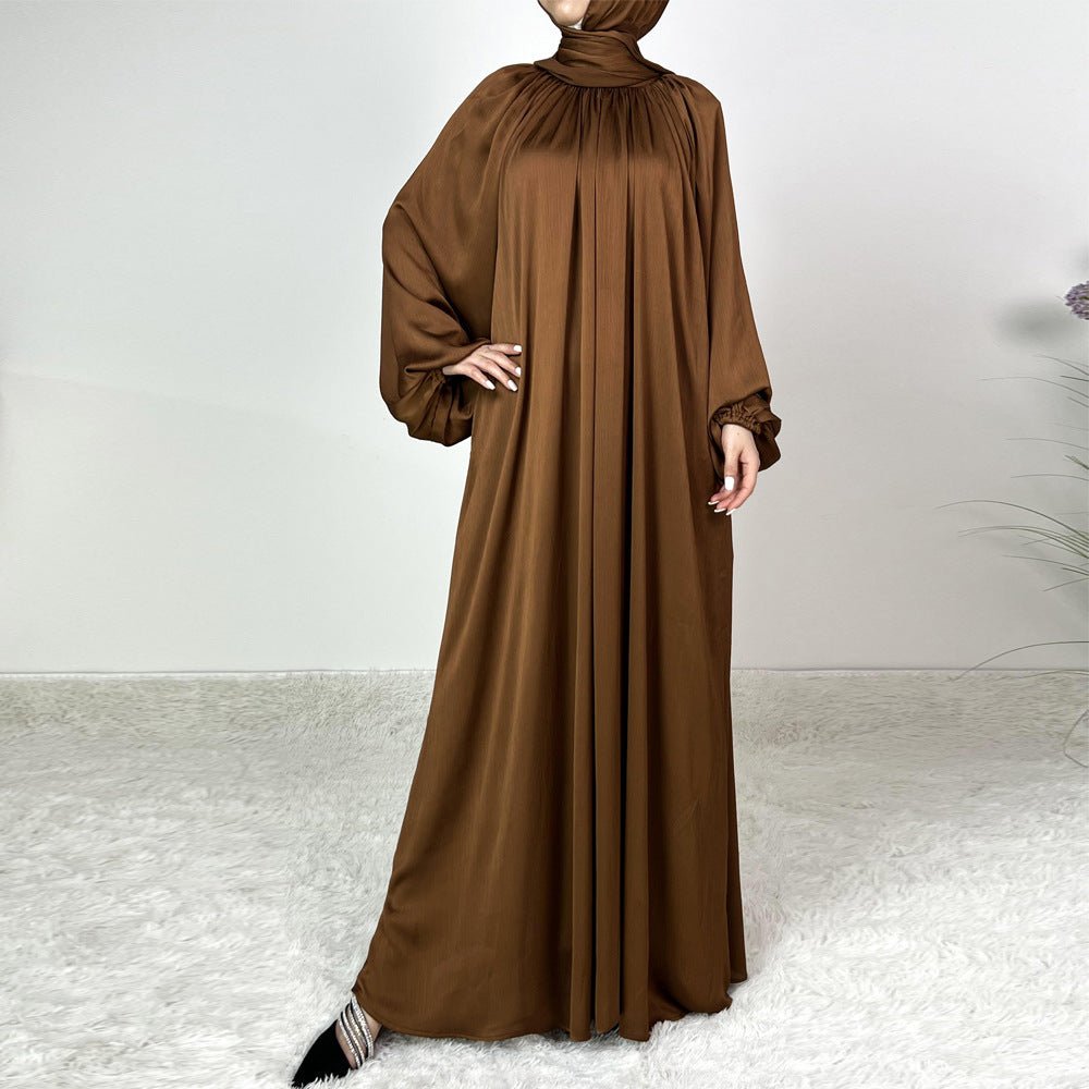 Luxury Lounge Lantern Sleeve Modest Swing Abaya (MA168)