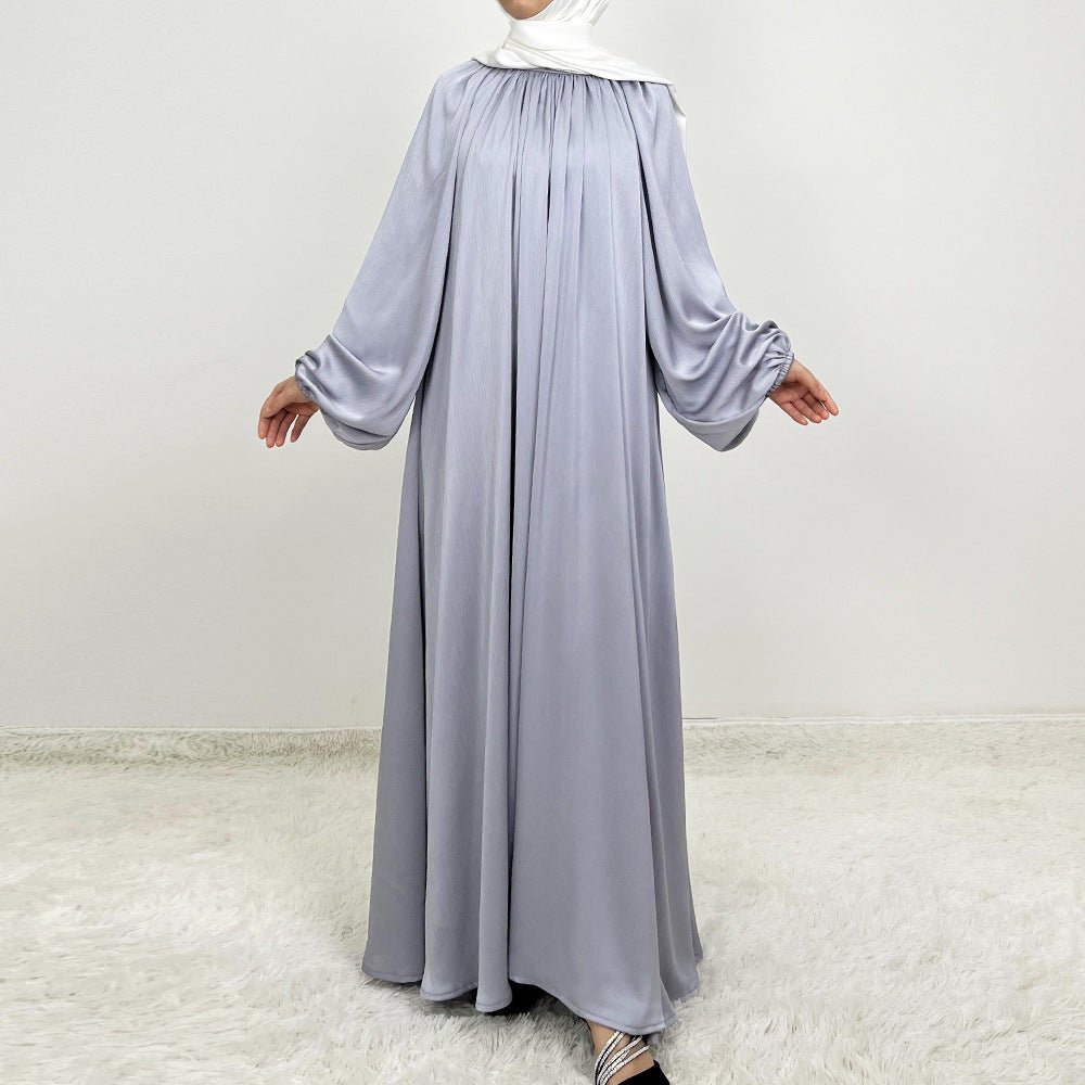 Luxury Lounge Lantern Sleeve Modest Swing Abaya (MA168)