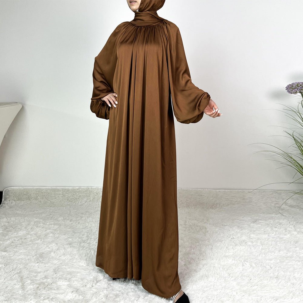 Luxury Lounge Lantern Sleeve Modest Swing Abaya (MA168)