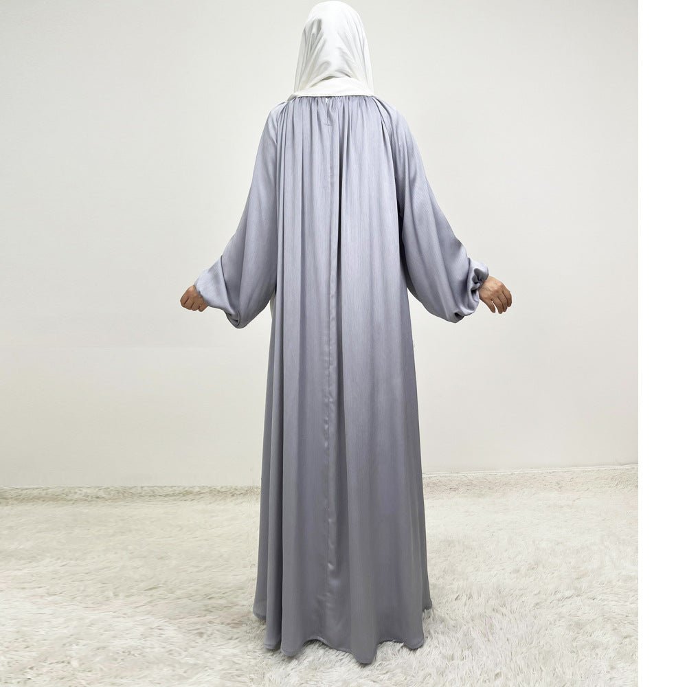 Luxury Lounge Lantern Sleeve Modest Swing Abaya (MA168)