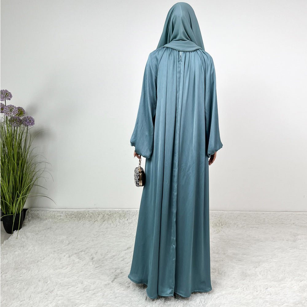 Luxury Lounge Lantern Sleeve Modest Swing Abaya (MA168)