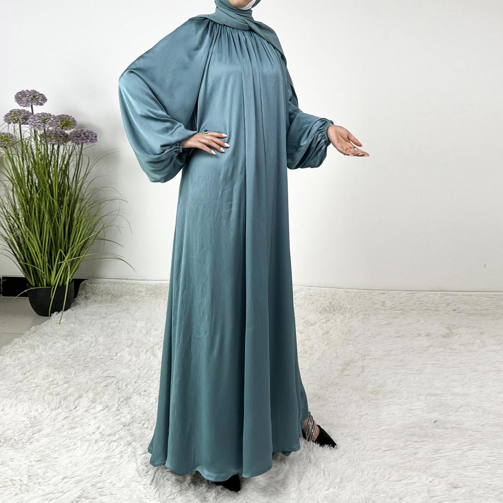 Luxury Lounge Lantern Sleeve Modest Swing Abaya (MA168)