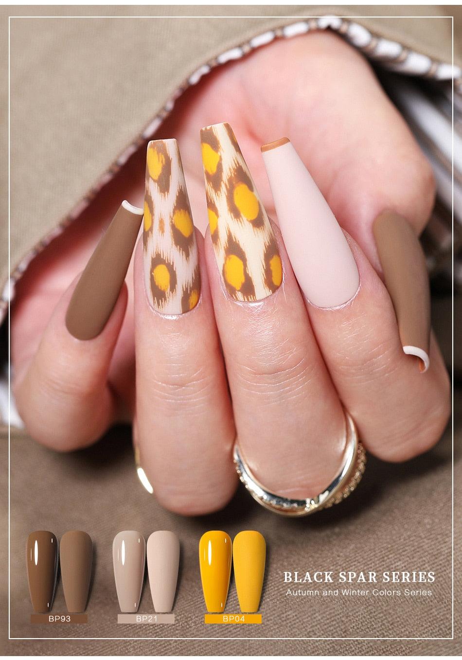 Luxury Modern  New Popular Womens Gel Nail Polish Permanent Varnish 10ml Elegant Fashion Design Nail Polish For Women and Girls