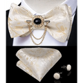 Luxury Pink Solid Men Bow Tie Silk Business Wedding Elegant Bowtie For Men Unique Desing For Every Occasion