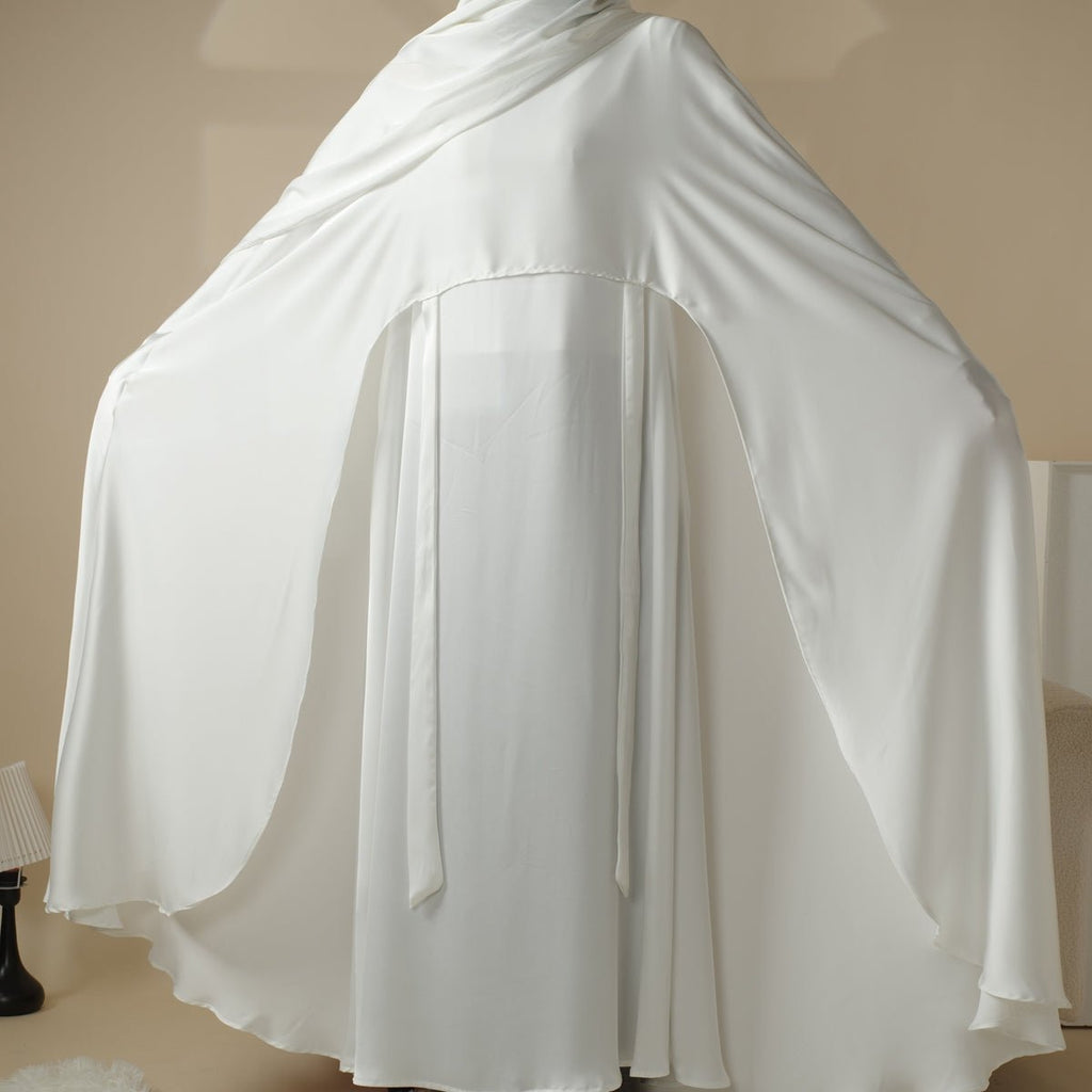 Luxury Wedding Abaya 3-Piece Bridal Abaya Set (MOA044)