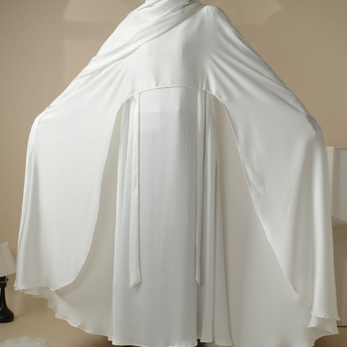 Luxury Wedding Abaya 3-Piece Bridal Abaya Set (MOA044)