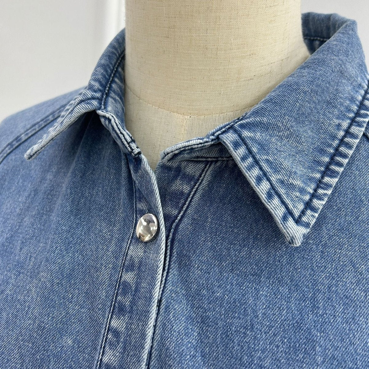 Lyocell Denim Maxi Dress(MS442)