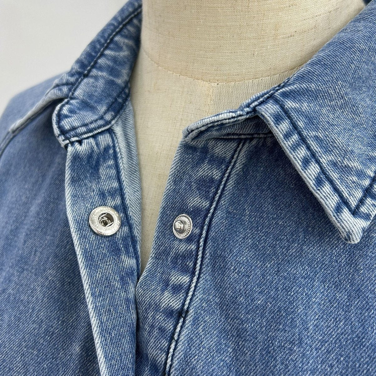 Lyocell Denim Maxi Dress(MS442)