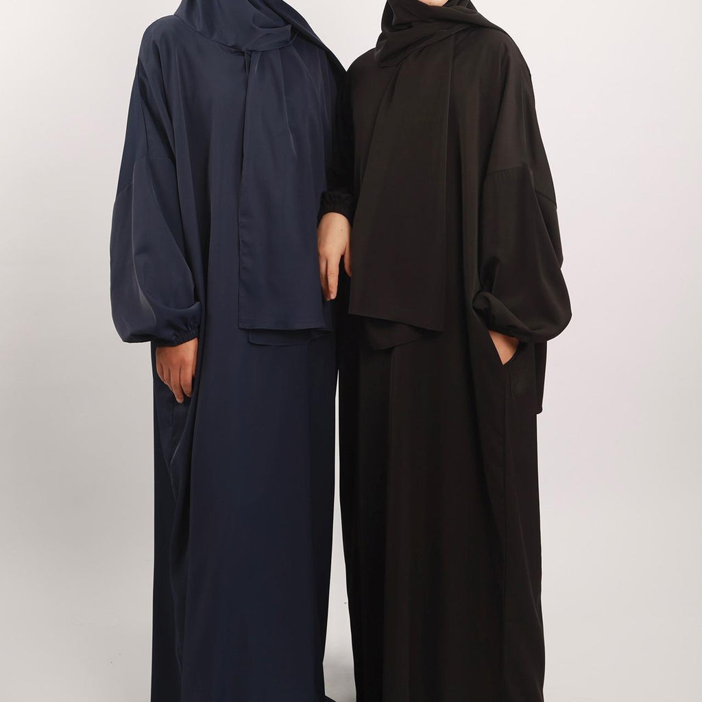 Hijab Attached Hoodie Abaya (MA001)