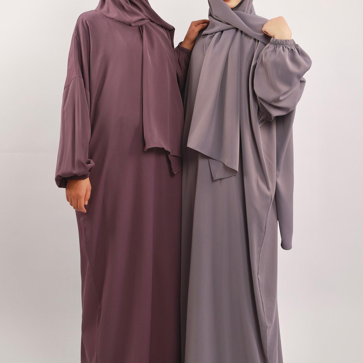 Hijab Attached Hoodie Abaya (MA001)