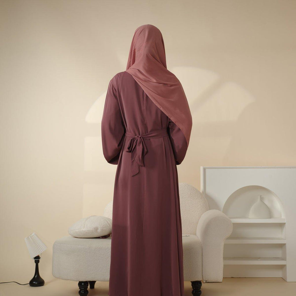 Soft Nidha Plain Abaya (MA005)