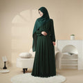 Strappy Collar Double Layer Chiffon Dress (MA015)