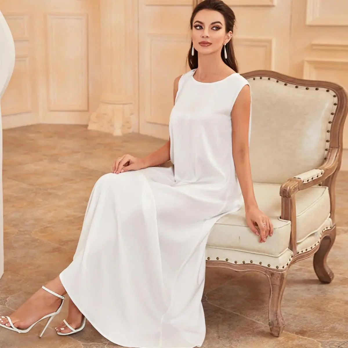 Satin Sleeveless Inner Dress (MA037)