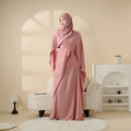Butterfly Sleeve Plain Abaya (MA048)