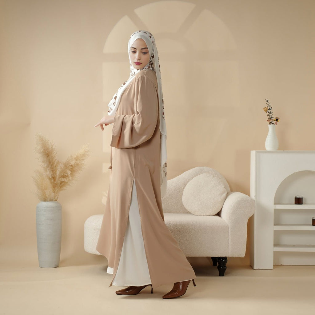Casual Fashion Slit Abaya (MA063)