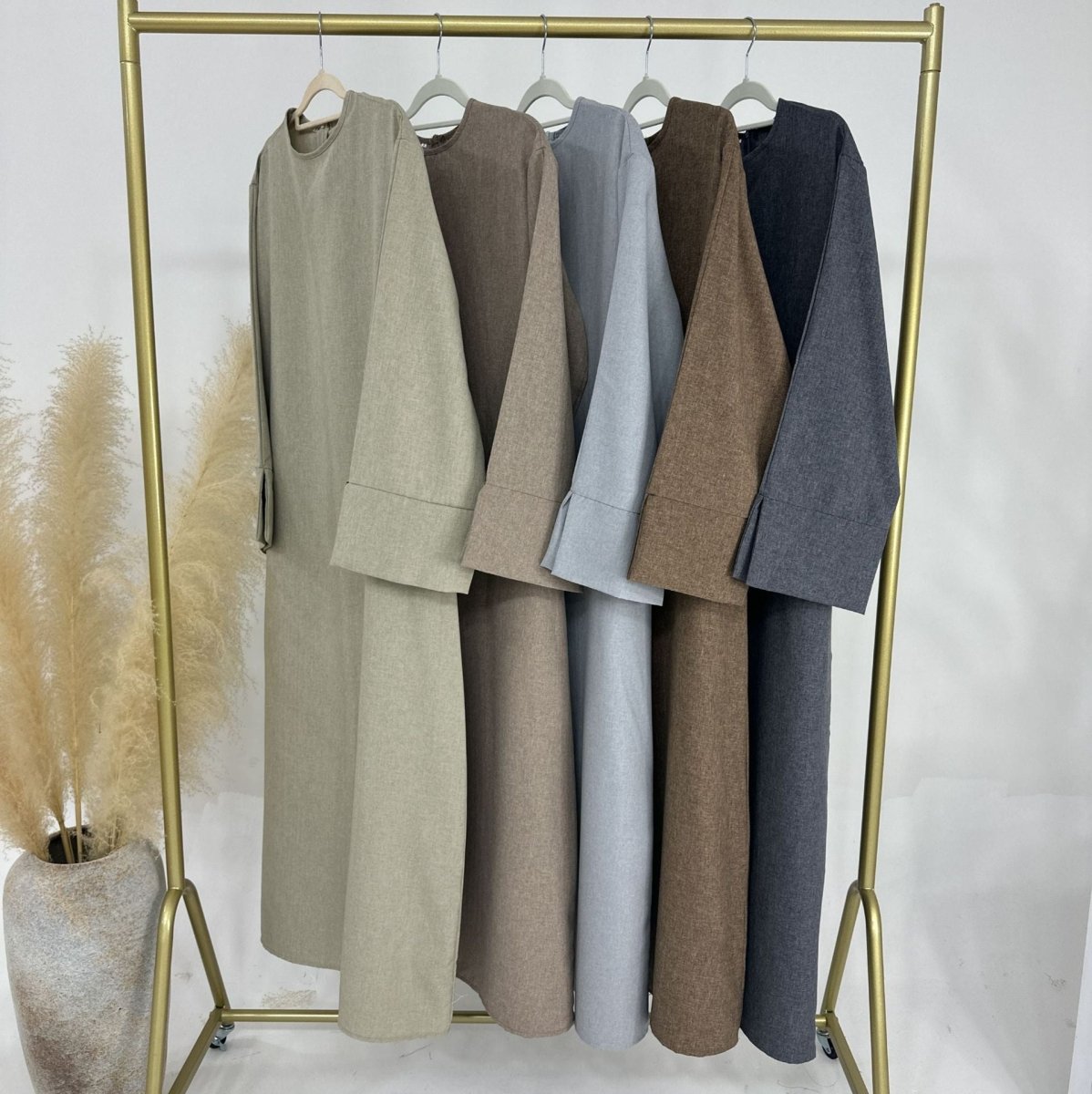 Elegant Loose Abaya with Pockets (MA104)