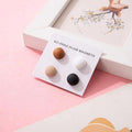 MAC001 Strong Metal Macaron color Hijab magnet, 8 pcs brooches