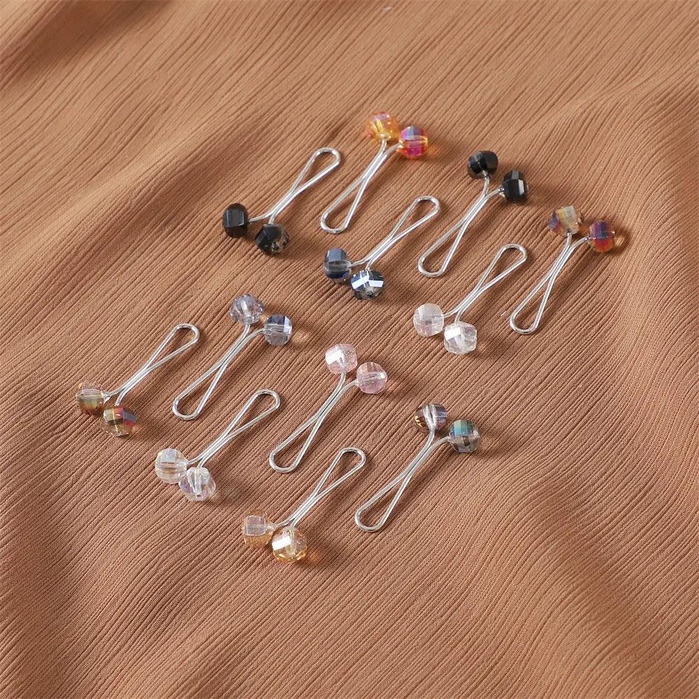 MAC019 Hijab Pin, U Shaped Brooch, 12 Pcs