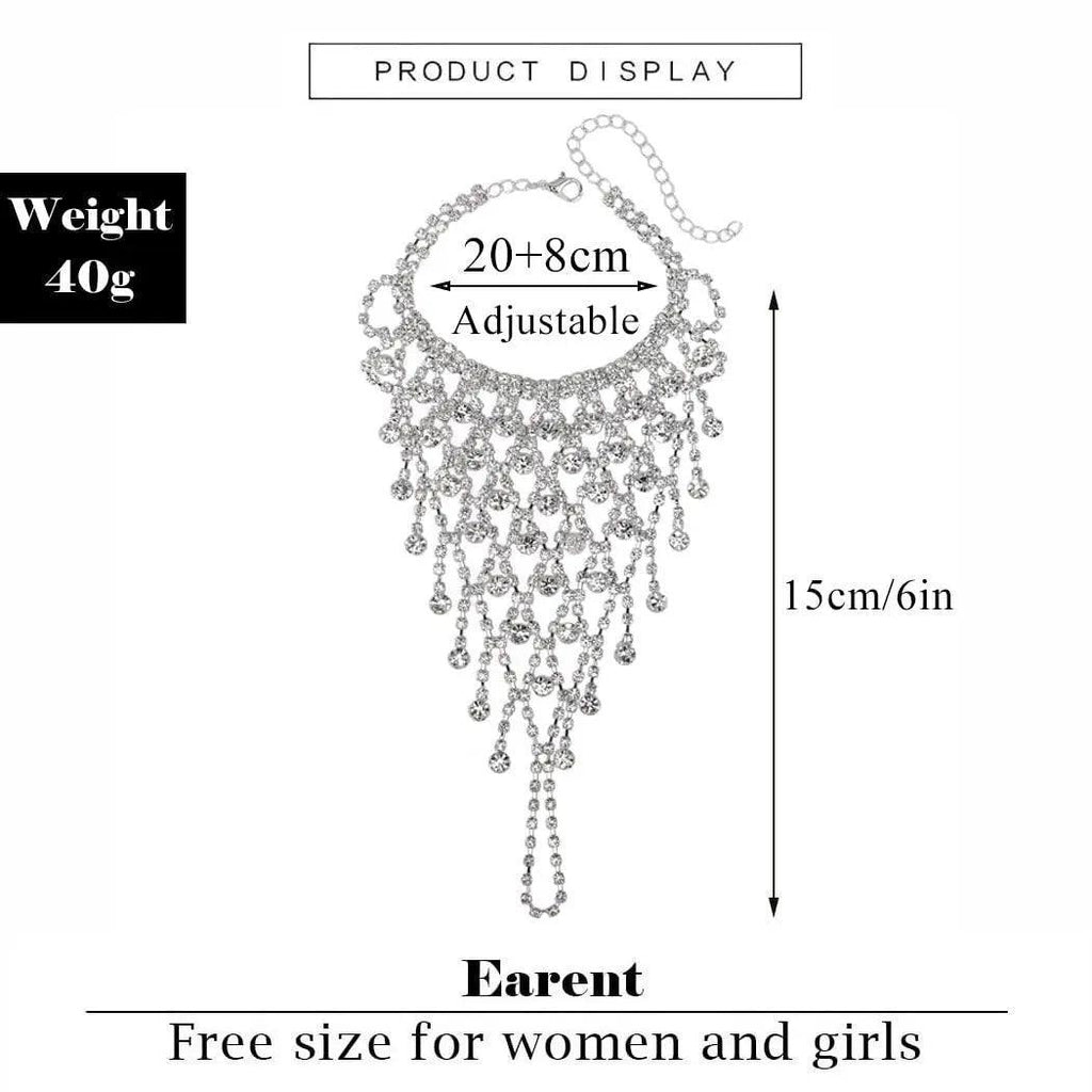 MAC029 Stunning Rhinestone Finger Bracelet