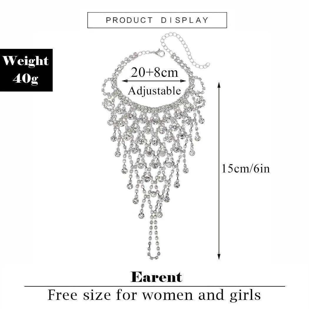 MAC029 Stunning Rhinestone Finger Bracelet