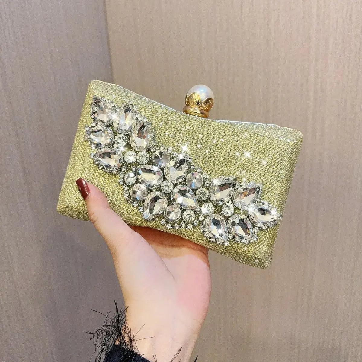 MAC059 Clutches Wedding Dinner Party Sparkling Handbags