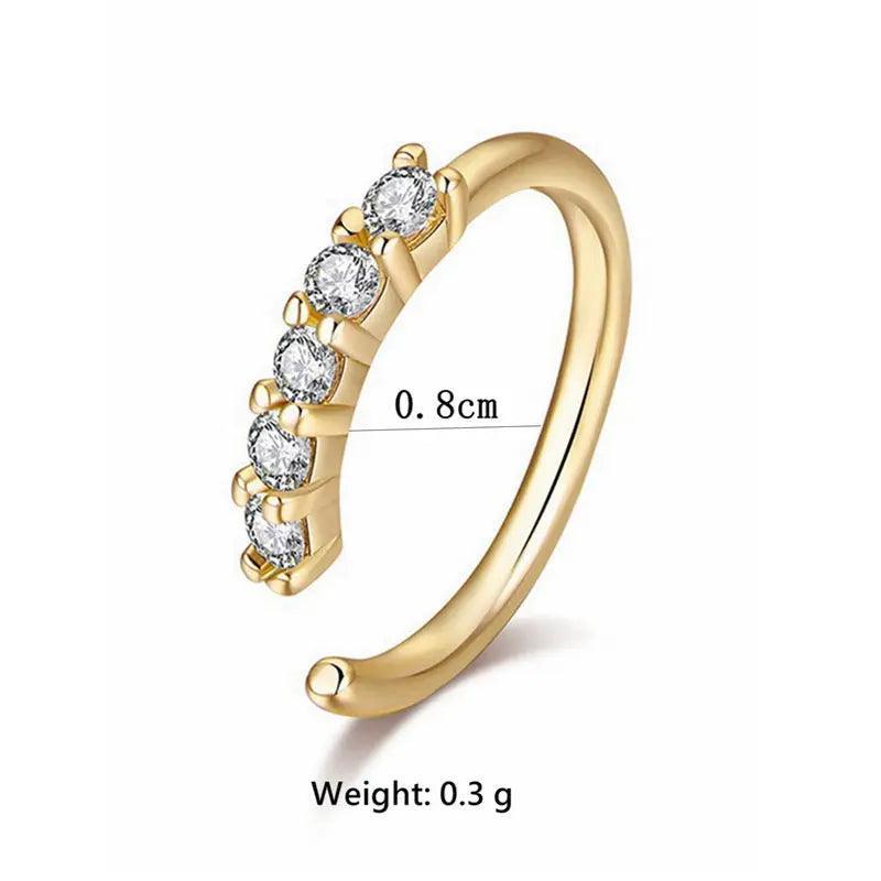 MAC066 Minimalist Openable Helix Hoop Nose Ring