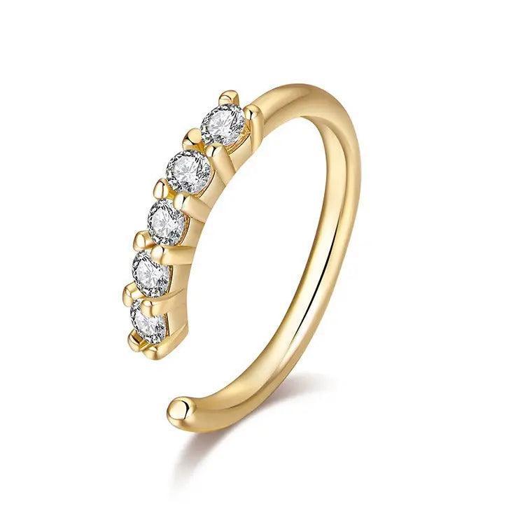 MAC066 Minimalist Openable Helix Hoop Nose Ring