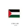 MAC105 Free Palestine flag Keffiyeh pin