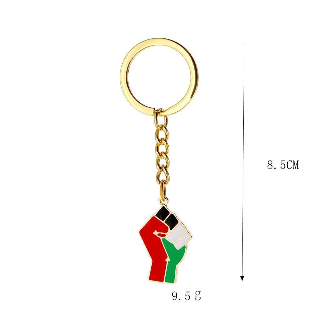 MAC106 Free Pakistan Keffiyeh Key Metal Pendant