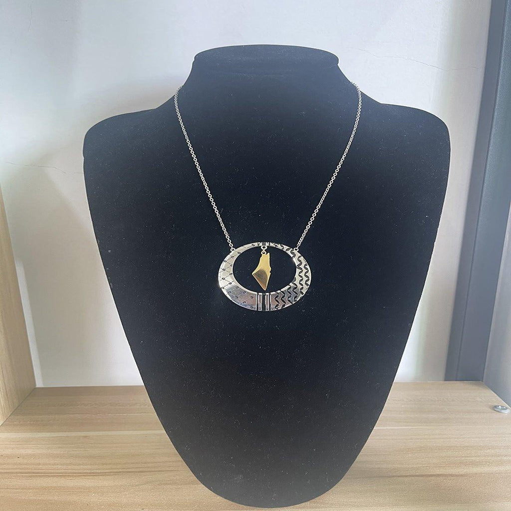 MAC113 Stainless Steel Keffiyeh Necklace