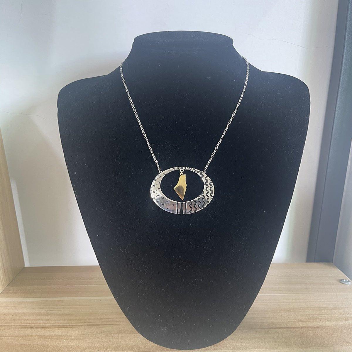 MAC113 Stainless Steel Keffiyeh Necklace