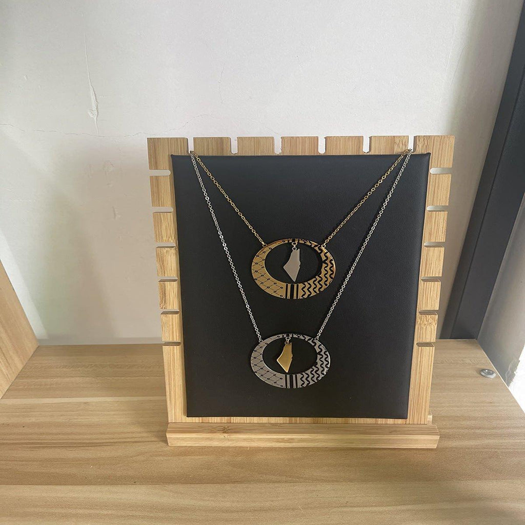 MAC113 Stainless Steel Keffiyeh Necklace