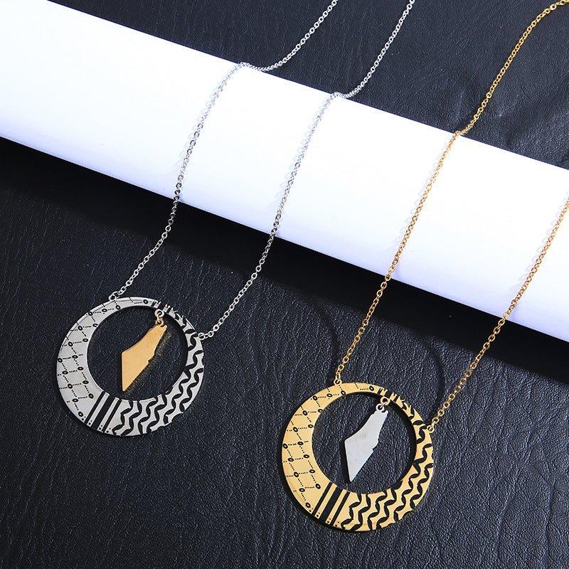 MAC113 Stainless Steel Keffiyeh Necklace