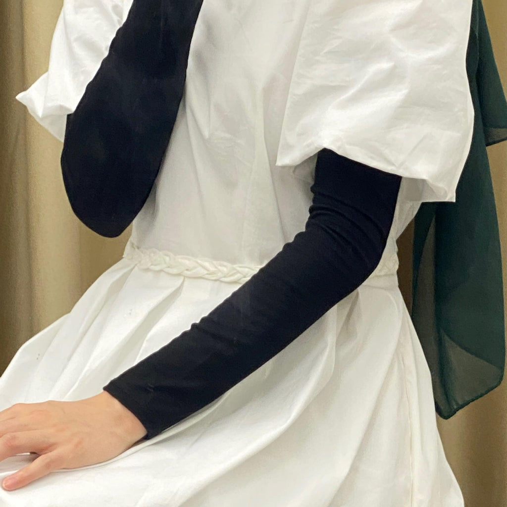 Solid Color Cotton Stretch Ice Sleeves(MAC120)