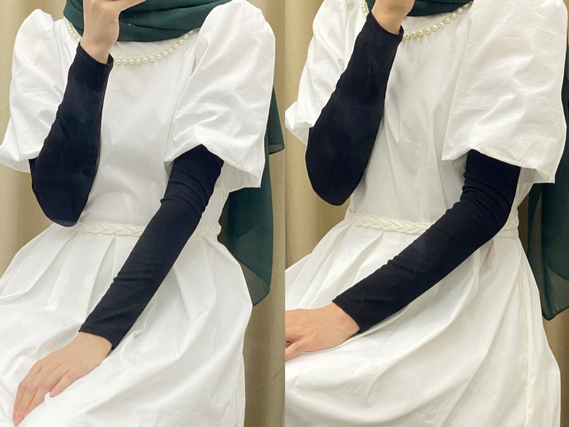 Solid Color Cotton Stretch Ice Sleeves(MAC120)