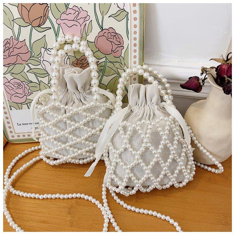 MAC124 Fresh Handwoven Pearl Bead Bag