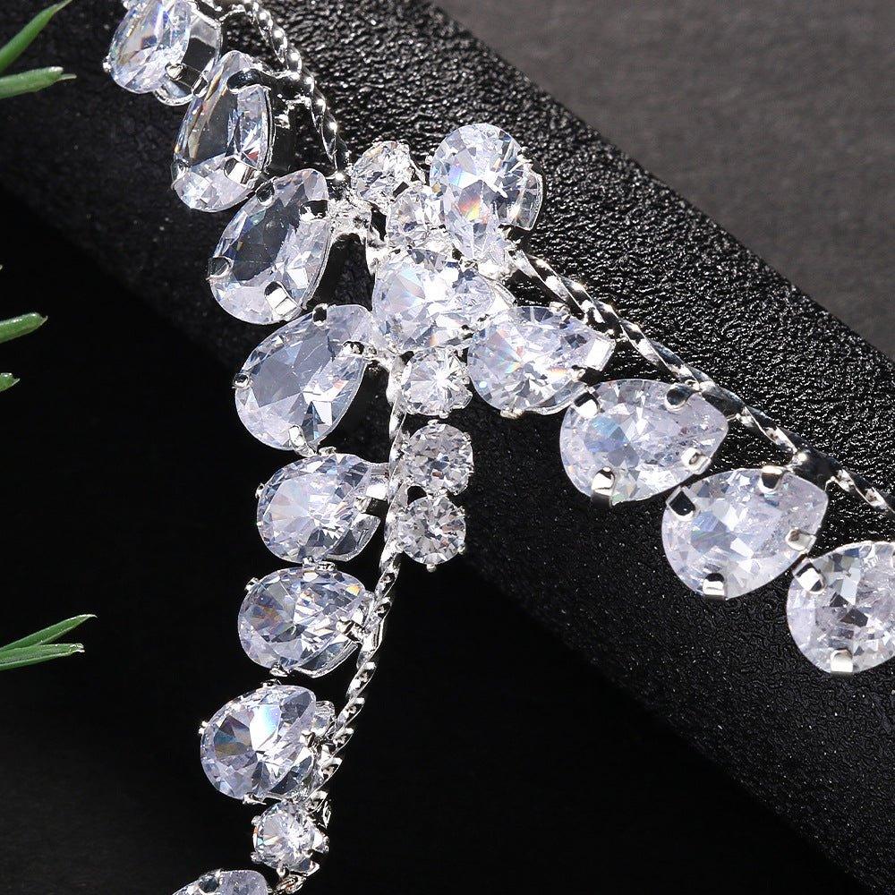 MAC131  Water Drop Zircon High-end Bracelet