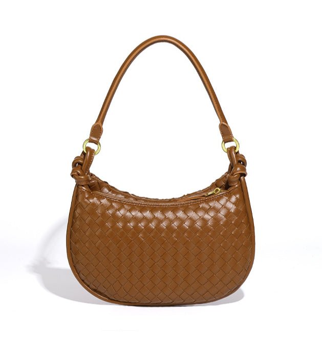 MAC177 Fashionable And Versatile Retro Woven High-end Shoulder Armpit Bag