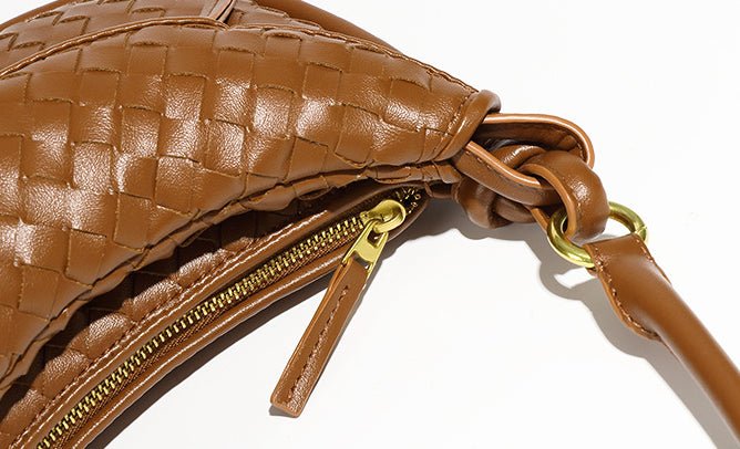 MAC177 Fashionable And Versatile Retro Woven High-end Shoulder Armpit Bag