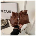 Versatile Chain Shoulder Crossbody Pleated Cloud Bag(MAC201)