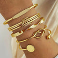 Retro Simple Mixed Open Bracelet(MAC202)