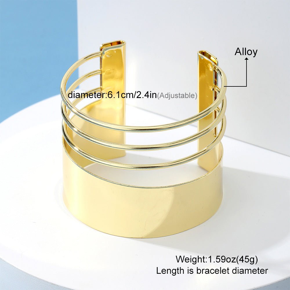 Bohemian Style Exaggerated Alloy Bracelet(MAC205)