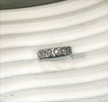 18K Gold Vacuum Plating: Brass With Zircon Open Ring(MAC213)