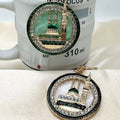 Gold Plated Mosque Of The Prophet Keychain | Masjid an-Nabawi Keychain (MAC214)